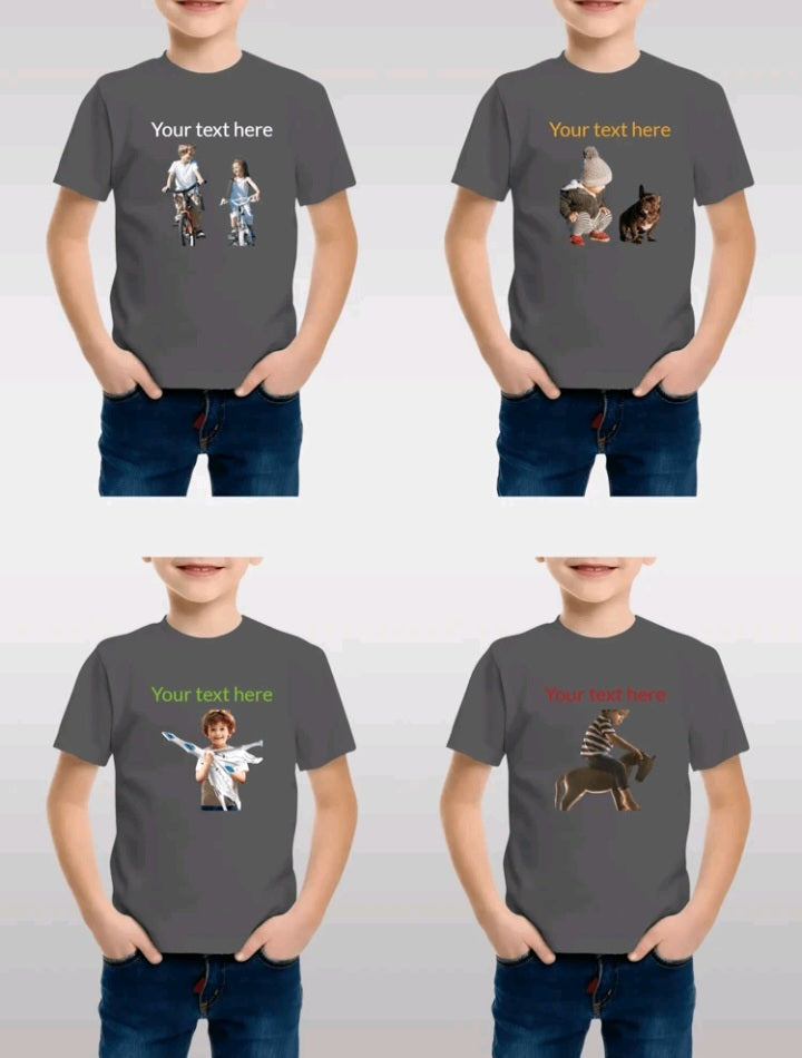 2Pcs Custom Tees